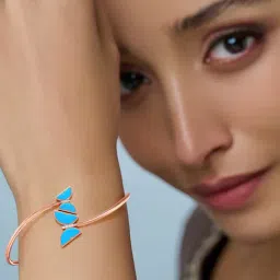 Joyalukkas 18k (750) Purity Rose Gold Wings of Serenity Diamond Bracelet For Women image 2