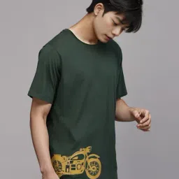 Rigo Green Loose Fit Printed T-Shirt-picture-23