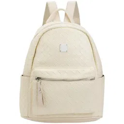 Globus White PU Medium Backpack-image-53