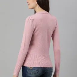 Woods Pink Round Neck Pullover image 2