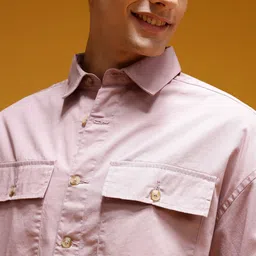 HERE&NOW Opaque Solid Casual Shirt image 5