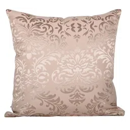 Home Peach-Coloured & Gold-Toned Set of 2 Ethnic Motifs Cotton Square Cushion Covers image 5