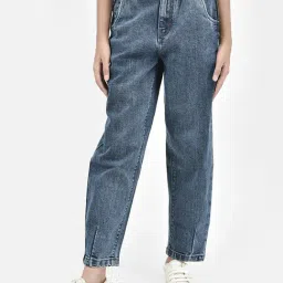 Crimsoune Club Kids Blue Solid Jeans-picture-42