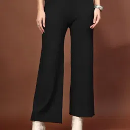 Mafadeny Black Relaxed Fit Palazzo-picture-17