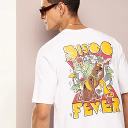 Kook N Keech Toons Scooby-Doo Printed Drop-Shoulder Sleeves Pure Cotton Oversized T-shirt-picture-17