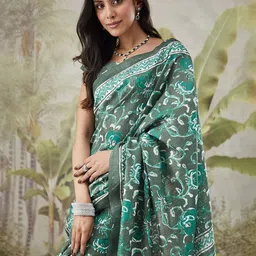 RACHNA Batik Bhagalpuri Saree image 3