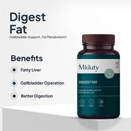 Miduty by Palak Notes Digest Fat Liver Health, Metabolism, Digestion - Fatty Liver Management - Digestive Enzymes - Gut Health Supplements- 60 Capsules image 2