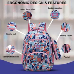 tinytot Multipurpose School & Travel Backpack for Boys & Girls image 2