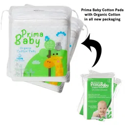 Prima Baby Squares, Soft and Gentle, Chemical Free for soft Baby Skin, (Pack of 2) image 2