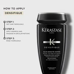 Kérastase Densifique Densité Homme Shampoo for Thin Hair 250ml | Hair Thickening Shampoo for Men | Volumizing Shampoo for Thin Hair | Infused with Biotin and Taurine image 5