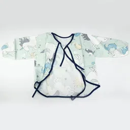 YUPPIN Baby Bib, Washable Lightweight Waterproof Sleeved Bib with Pocket, Toddler Smock, Fits Babies 6 Months+ image 5