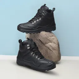 vrachi VR-SNOW-6 High Top Waterproof Hiking Trekking Mountaineering Outdoor Boots Climbing Shoe |Lightweight Non-Slip High-Traction Grip image 2