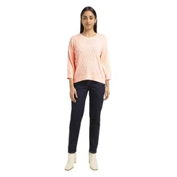 levi's Women Acrylic Round Neck Sweater image 5