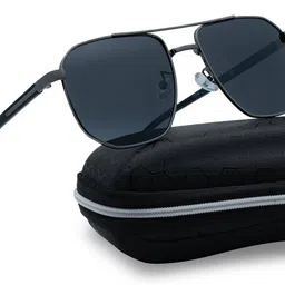 eyeinsist Polarized Sunglasses for Men and Women Stylish with UV-A & UV-B Protection & Anti Glare Feature | Stainless Steel Material & Sturdy Metal Hinges | Lightweight and comfortable image 2