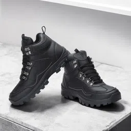 vrachi VR-SNOW-6 High Top Waterproof Hiking Trekking Mountaineering Outdoor Boots Climbing Shoe |Lightweight Non-Slip High-Traction Grip image 4