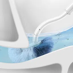 wolpin Polypropylene Multipurpose Angular Toilet Cleaner Brush Bathroom Floor Cleaning Brush Sink Brush (Pack Of 1) For Indian Western Toilet image 5