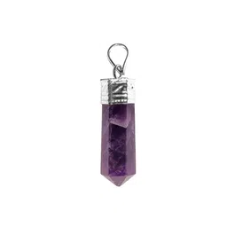 9dzine Crystal Pencil Pendant with Chain for Men & Women (30-40 mm Approx) | Natural Reiki Healing Pencil Shape Stone Necklace | Crystal Pendant Gift for Girls, Boys, BestFriends image 5
