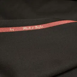 reid & taylor Dark Brown Stretchable Suit Fabric, Free Size image 3