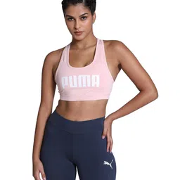 puma Women's Polyester Wired Classic Sports Bra image 1