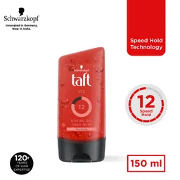 TAFT Schwarzkopf Power V12 Hair Gel, 12 Speed Hold With Fast Drying Formulation (Pack of 2) image 5