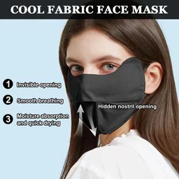 PALAY Face Mask for Women Sun Protection, Face Cover UPF 50+ Face Mask for Bikers, Reusable Summer Cooling Fabric Masks for Cycling, Golfing image 5