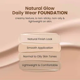 VERYMISS Daily Glow Liquid Foundation 30Ml I 03 Beige I Smooth Application I Full Coverage Blendable I Normal To Oily Skin I Vegan I Best Foundation For Women,Natural,1 Count image 3