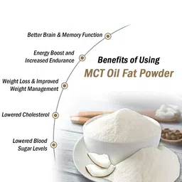 fooding MCT Oil Fat Powder, 250gm image 4