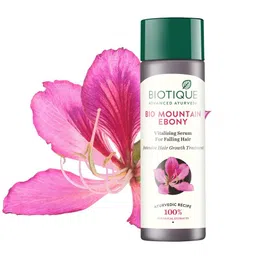 Biotique Bio Mountain Ebony Vitalizing Serum For Falling Hair Intensive Hair Growth Treatment, 120ML And Biotique Bio Kelp Fresh Growth Protein Shampoo, 190ml image 4