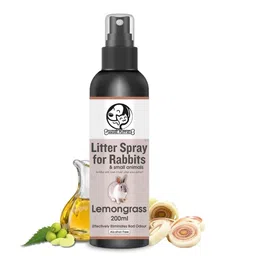 Foodie Puppies Rabbit Litter Spray - 200 ml | Odour Remover from Cages and Living Area | Fortified with Neem Oil and Lemon Grass Extract image 1