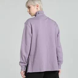 puma Women's Cotton High Neck Sweatshirt image 4