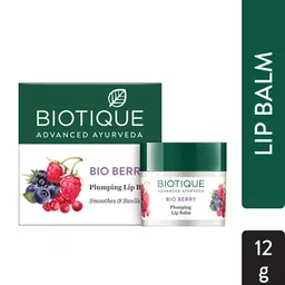 Biotique Bio Mountain Ebony Vitalizing Serum For Falling Hair Intensive Hair Growth Treatment, 120ML & Biotique Bio Berry Plumping Lip Balm Smoothes & Swells Lips, 12G image 5
