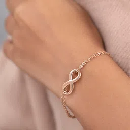 sorellaz Womens Golden Infinity Bracelet: SR/FAJEWLK21-L140 image 2