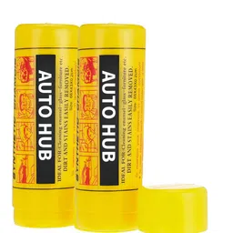 Auto Hub Chamois | Ideal Cloth for Car, Home, and Glass Cleaning | Durable, Highly Absorbent Clothes for Wet Surfaces | Soft, Non-Slip, Tear-Resistant Towel -Big Size-Pack of 2 image 1