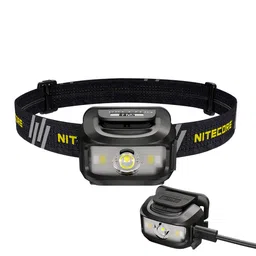 Nitecore NU35 Headlamp, Dual Power Source, Long Runtime, USB Rechargeable, Battery Included, Eco-Sensa Type-C USB Charging Cable Included image 1