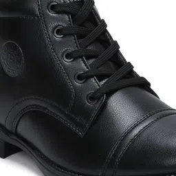 Field Care Men's Lace-Up Synthetic Leather Formal Shoes | Men's Mid Top Shoe/Boots image 5