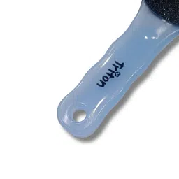 TRITON Professional Double Sided Curved Shape Emery Foot Scrubber Rasp,File Scraper Reduces Corns, Calluses, Rough, Hard, Dry, Cracked, Dead Skin_Blue image 3