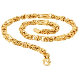 fashion frill Elegant Stylish Gold Plated Metal Chain For Men Neck Bold Chain Boys Jewellery image 3