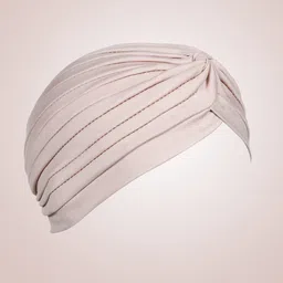 bismaadh Stretch Turban Chemo Head Cap Cover Pleated Twisted Beanie for Women - Pack of 10 image 2