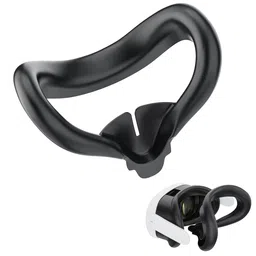 ZORBES® Silicone Face Pad Cover for Meta Quest 3S, Original VR Headset Accessories, for Meta Quest 3S Facial Interface Accessories VR Face Cushion Pad Mask Oculus image 1