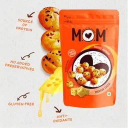 mom - meal of the moment MOM - Meal of the Moment, Roasted Cheddar Cheese Makhana, 52g | Gluten Free | Anti Oxidants | MSG Free | Zero Trans Fat | No added Preservatives and No Artificial Flavours image 3