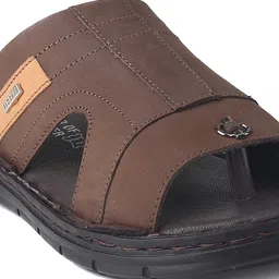 red chief Leather casual slippers for men image 5