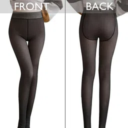 jmt wear Women's Winter Thermal Fleece Pantyhose | Fleece-Lined Stockings for Girls image 2