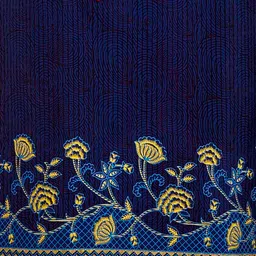miraan Women's Cotton Unstitched Dress Material (SGPRI1521, Blue, Free Size) image 4