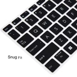 Saco Laptop Keyboard Protector Cover Compatible for 2024 ASUS ASUS Vivobook 15 X1502ZA-EJ993WS | X1502ZA-EJ953WS Series 15.6 Inch Laptop - Black image 4