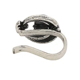 voylla Shwet Kamal Pink Nose Ring image 4