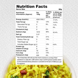 mom - meal of the moment MOM - Meal of the Moment, Poha with Bhujia, 80g (Pack of 5) - Ready to Eat | Instant Food | No Added Preservatives image 2