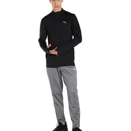 puma Polyester Men's Solid Standard Length A-Line Coat image 5