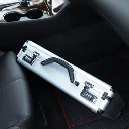 roadpro Metal Unisex Aluminum Briefcase (Medium - 17.5" x 4" x 13" Silver) SPC-931R image 2