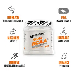 Bigmuscles Nutrition Real BCAA [50 Servings, Summer Bonanza] & Freak Pre-Workout Sex on the Beach [15 Servings, 90g] image 3