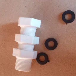 generic PVC 1" Male NPT to 3/4" Female NPT conduit Reducer Adapter Bushing (3 Pcs) image 3